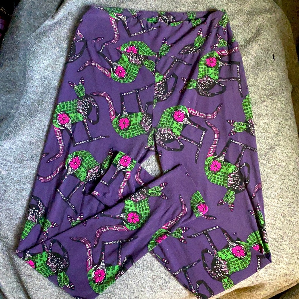 Purple Kangaroo Lularoe Leggings